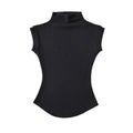 Liveify Women’s Sleeveless Mock Neck Top – Slim Fit Stretch Summer Tank, Casual Streetwear & Everyday Basic Shirt