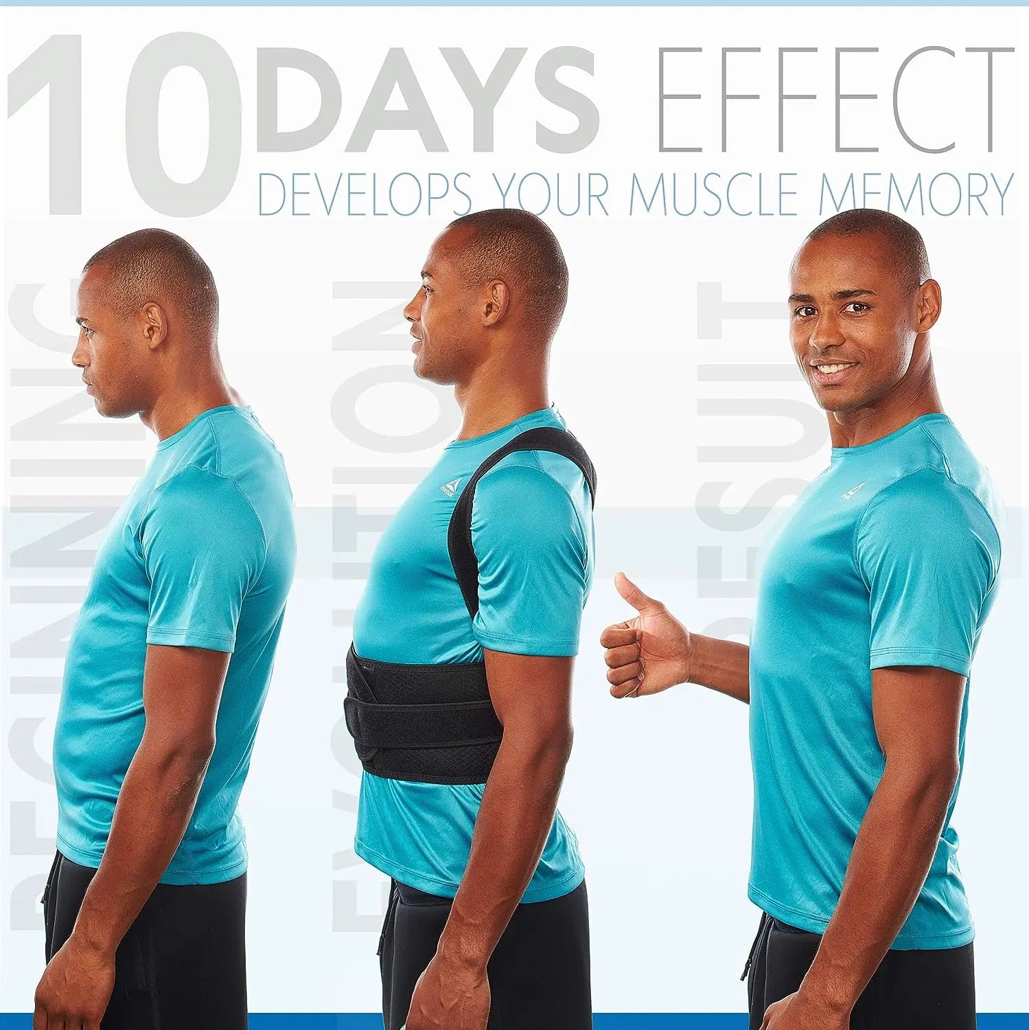 Liveify Back Brace Posture Corrector – Adjustable Shoulder Straightener & Full Back Support Belt for Upper & Lower Back Pain Relief & Posture Alignment