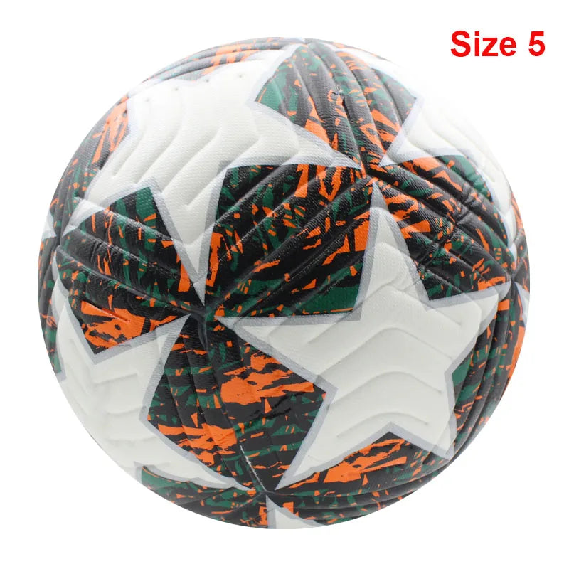 Liveify Professional Soccer Ball Size 5 & 4 – PU Leather Match & Training Football for Outdoor Play, Durable Seamless Design for Enhanced Control & Performance