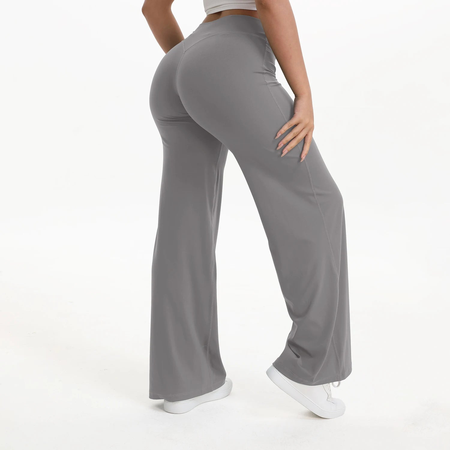 Liveify SoftMotion Straight Leg Yoga Pants – Mid-Waist Naked Feel Pilates, Gym & Running Leggings for Women