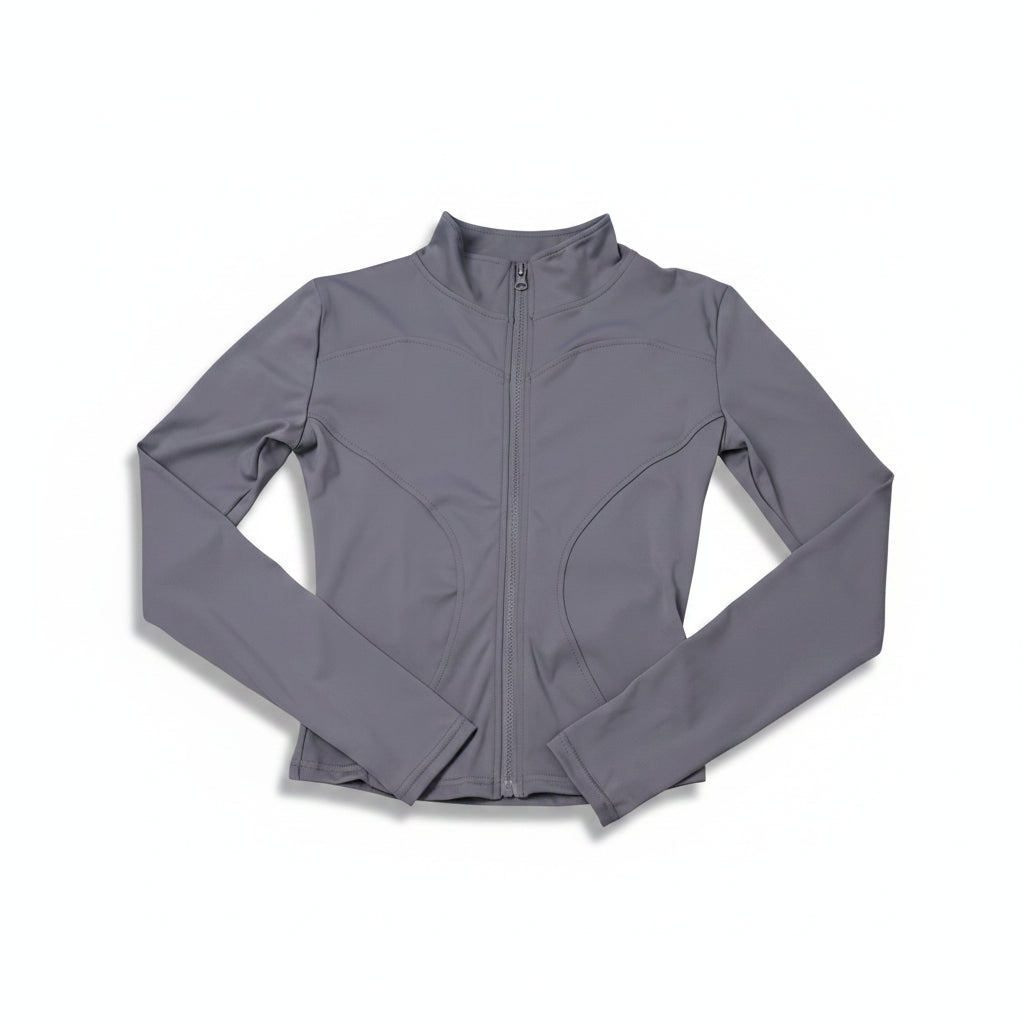 Liveify Women’s Long Sleeve Sport Jacket – Lightweight Gym Training Top, Yoga & Workout Zip Athletic Sportswear Coat