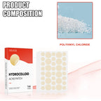 Liveify hydrocolloid acne patches in beige, 144-count box with polyvinyl chloride material shown