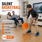Liveify Silent Foam Basketball – Geräuscharmer Indoor-Trainingsball mit hohem Sprung für Dribbling-Übungen, Größen 3, 5 & 7