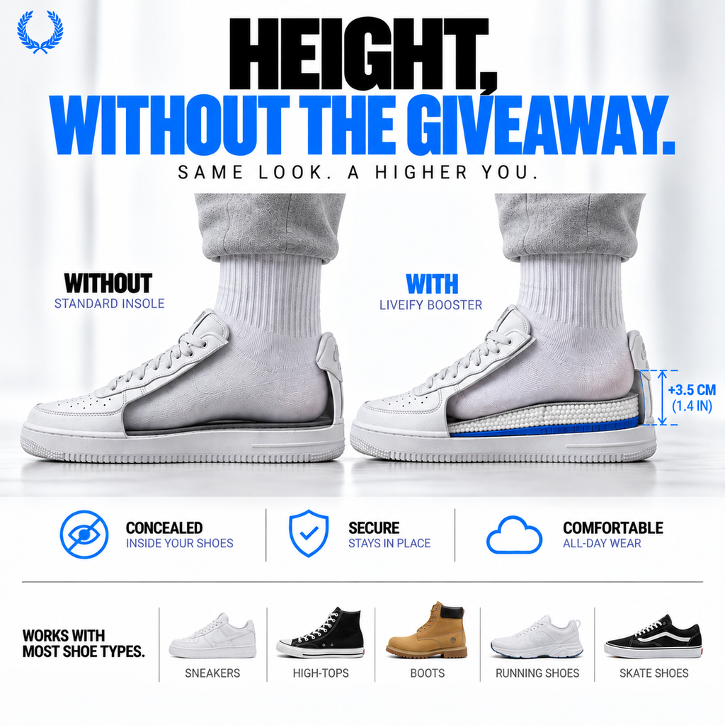 Liveify Memory Foam Height Boosters