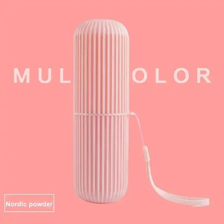 Travel Toothpaste & Toothbrush Holder – Portable Oral Care Case - liveify