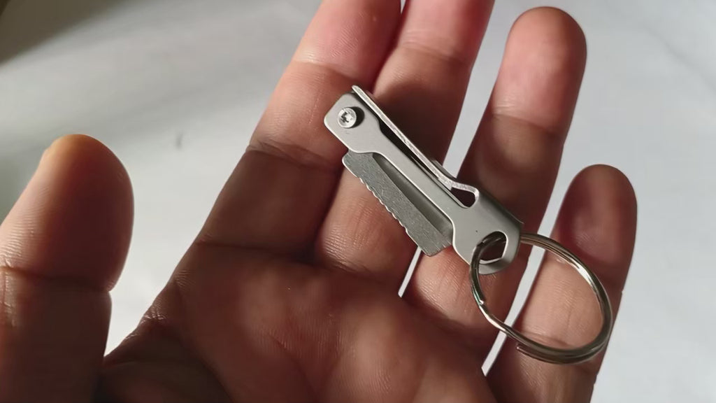 Liveify Stainless Steel Mini Folding Knife – Multi-Function Pocket Tool