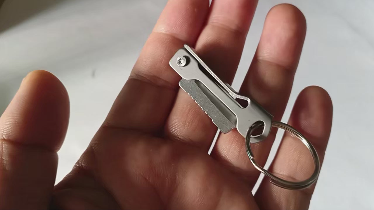 Liveify Stainless Steel Mini Folding Knife – Multi-Function Pocket Tool