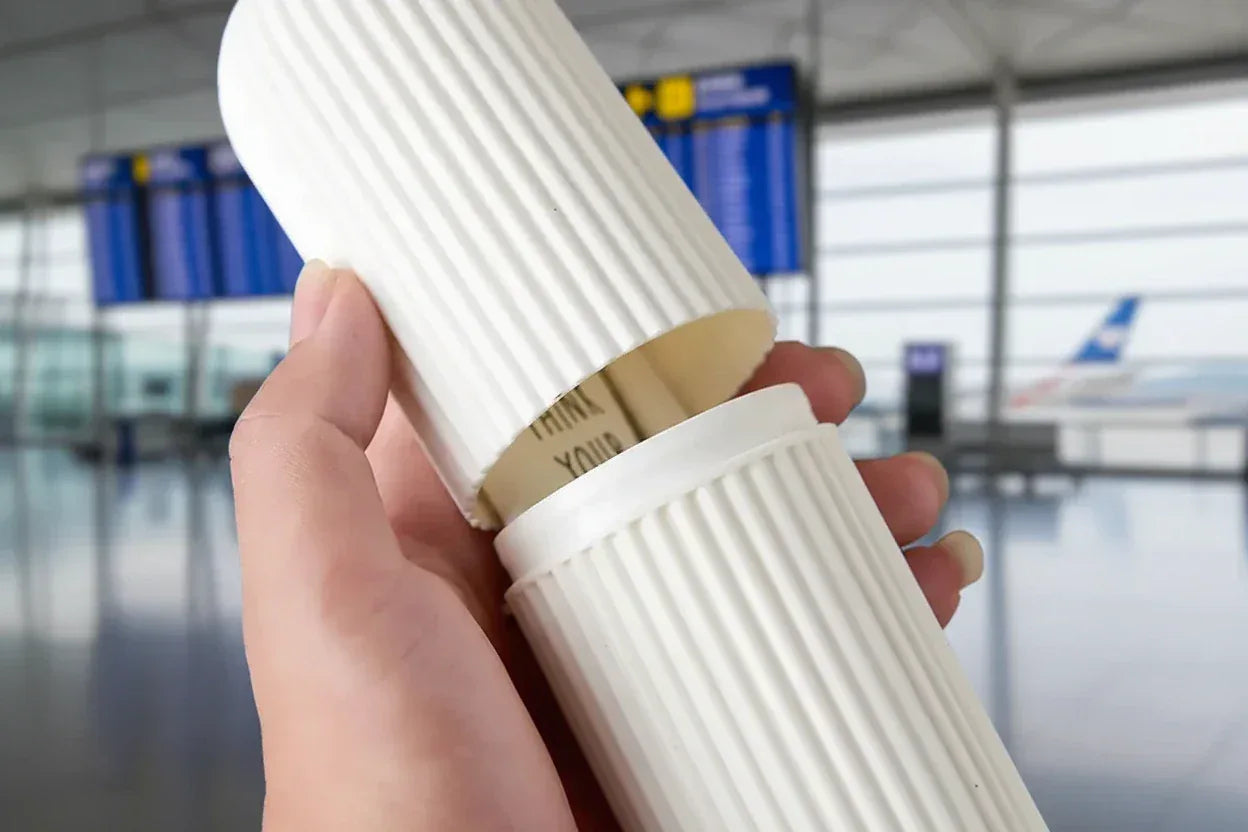 Travel Toothpaste & Toothbrush Holder – Portable Oral Care Case - liveify